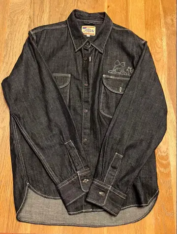 GBL 마녀 배달부 키키 지브리 데님 셔츠 XL 새상품급 레어