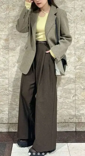 URBAN RESEARCH 울 멜란지 오버 자켓