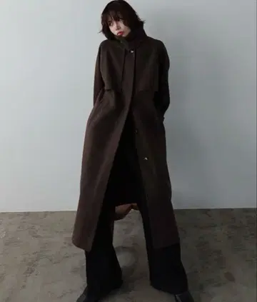 2way 컬러 오버 사이즈 롱 코트