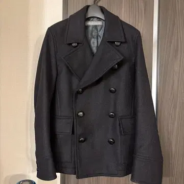 JOURNAL STANDARD 네이비 울 피 코트