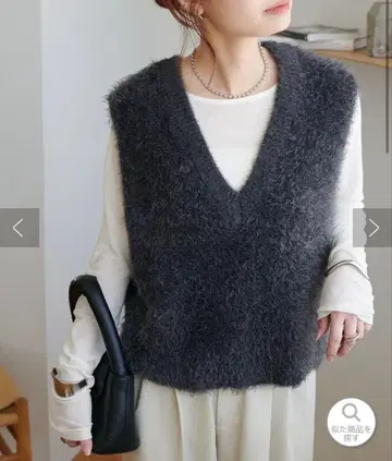 [ DISCOAT ] 전후 2WAY 페더 얀 숏 베스트