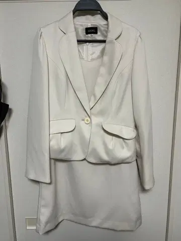 화이트 자켓 원피스 세트 13호