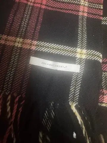 르쉘블루 ENCHANTMENT-? 체크 무늬 스톨