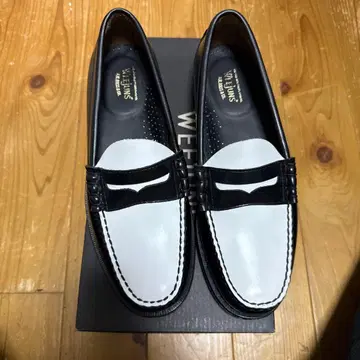 G.H.BASS LARSON / BLACK & WHITE 27cm