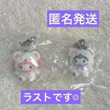 메지루시 액세서리 산리오 캐릭터즈 후와후와 스노우