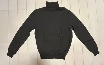 ZANONE 다크 그레이 터틀넥 니트