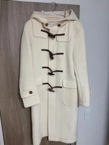 유나이티드 애로우즈 더플 코트 화이트