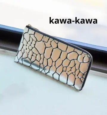 새상품 kawa-kawa 카와카와 decometal L자 장지갑