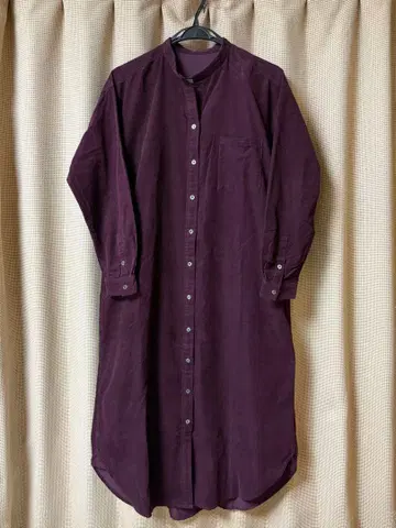 어반 리서치 코듀로이 셔츠 원피스