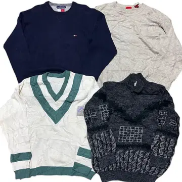 US 구제 의류 니트 스웨터 4장 묶음 판매 NT18