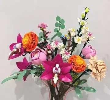 [ 하자품 ] LEGO 호환 핑크 부케