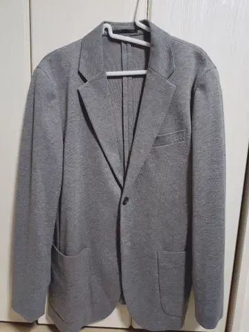 유니클로 컴포트 2B 자켓 L 그레이 남성용