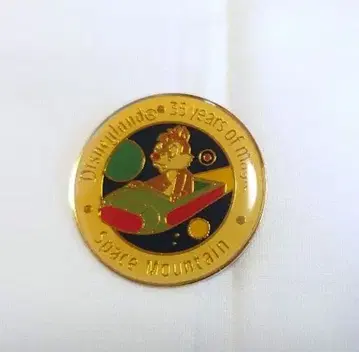 디즈니 35주년 스페이스 마운틴 핀 배지 데일 핀 배지 3