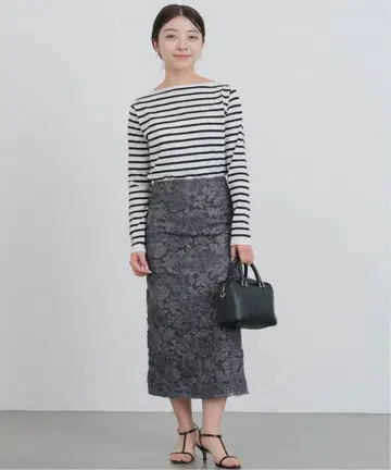 [ 새상품 ] IENA 이에나 시어 플라워 레이스 스커트 38