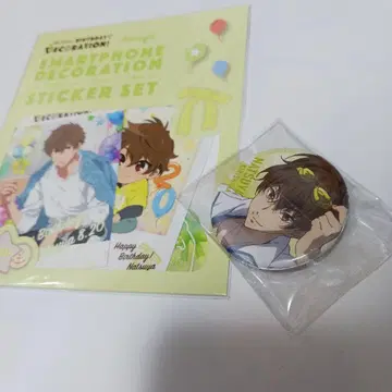 Free! 나츠야 스티커 미니 캔뱃지