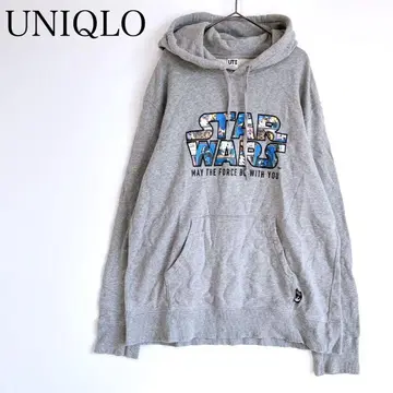 유니클로 스타 워즈 빅 사이즈 XL 후드티 풀오버 그레이