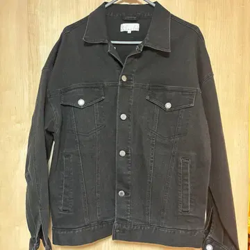 ABAHOUSE 블랙 데님 자켓