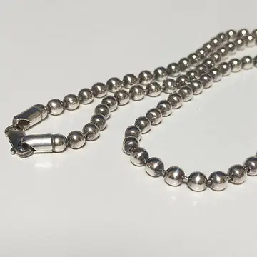 ALPHA STAR 알파스타사제 초와이드 4.5mm 볼 체인 목걸이