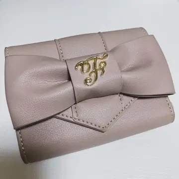 Maison de FLEUR 메종 드 플뢰르 지갑 리본 핑크