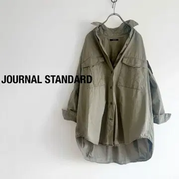 JOURNAL STANDARD 오버 사이즈 밀리터리 셔츠