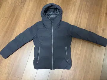 UNIQLO 후드 부착 다운 자켓 S 블랙