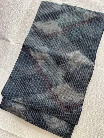 기하학 패턴 블루 계열  기모노