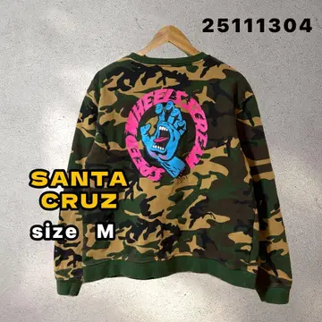 SANTA CRUZ 산타크루즈 카모플라주 맨투맨 트레이닝복 M