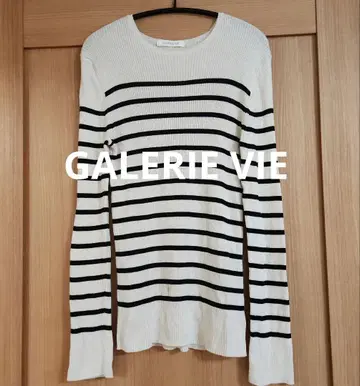 갤러리 바이 스테디셀러 리브 니트 코튼 100%