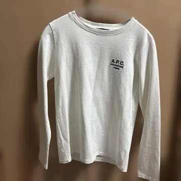 A.P.C. 화이트 긴팔 T셔츠 S 사이즈 아페쎄