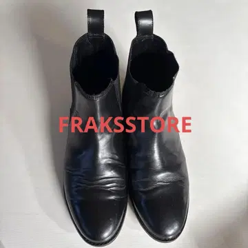 [ FRAKSSTORE ] 프릭스스토어 블랙 사이드 고어 숏부츠 37