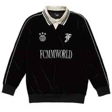 FCMM 월드 벨로아 폴로 트레이닝복 블랙 새상품급 한국