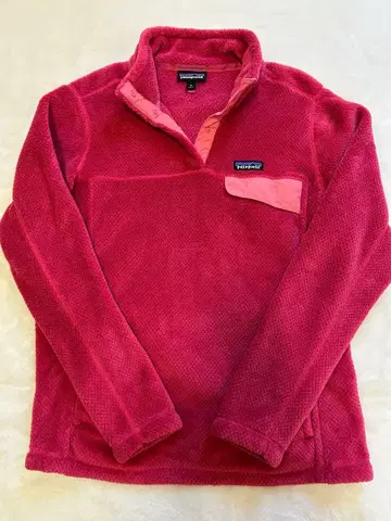 파타고니아 리툴 스냅T 플리스 레드 XL