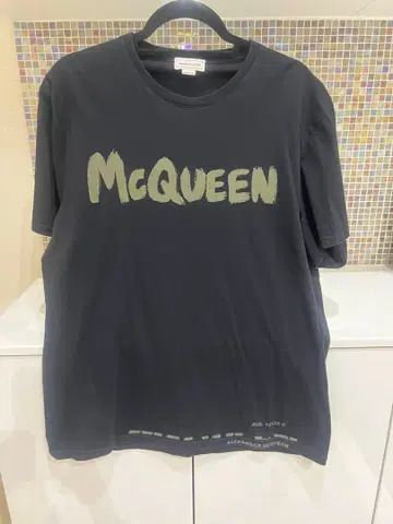 Alexander McQueen 알렉산더 맥퀸 남성용 T셔츠 블랙
