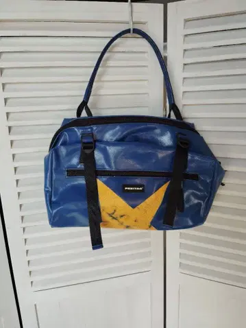 FREITAG 숄더백 파랑 옐로우 컬러