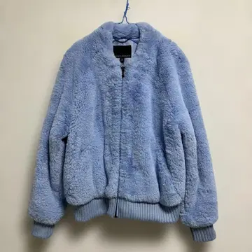 BANANA REPUBLIC 플리스 자켓 M 라이트 블루 보들보들