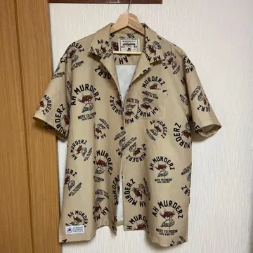 AH MURDERZ 알로하 셔츠 XL 베이지