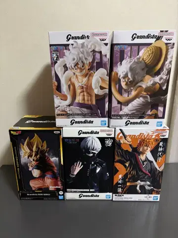 Grandista 프라이스 피규어 5개 세트