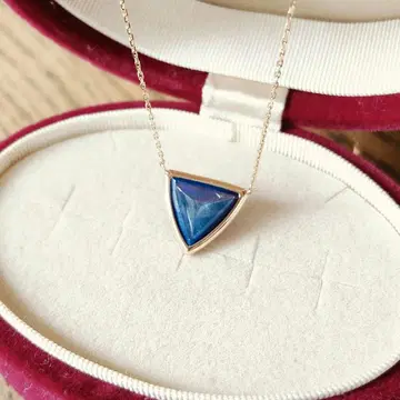 agete 아가트 K10 라피스라줄리 목걸이