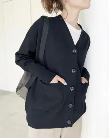 완판템! Spick & Span 더블 자카드 빅 가디건