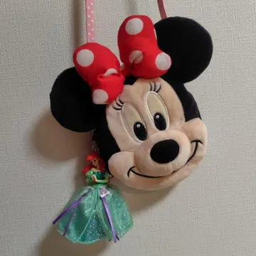 컨디션 최상 디즈니랜드 미니 마우스 파우치 패스 케이스 코인 지갑