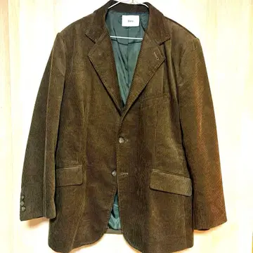 완판템 Bleme 브라운 코듀로이 테일러드 자켓 S