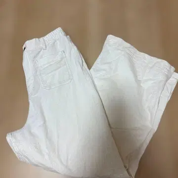 니코앤드 [새상품급] 코듀로이 포켓 와이드 팬츠 화이트 L