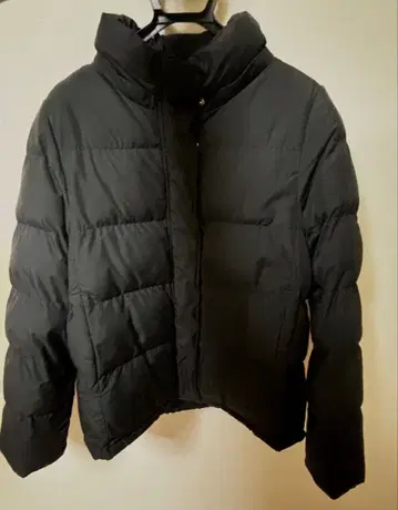 숏 다운 자켓 블랙