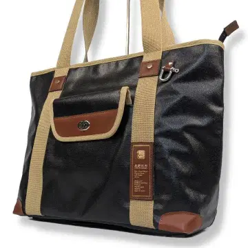 [컨디션 최상] 모리노 캔버스 토트백 RETRO 레트로 A4 수납 블랙