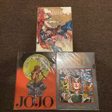 죠죠의 기묘한 모험 클리어 파일 아라키 히로히코 원화전 3점 한정품