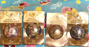 커비 몽환의 기어 유리 마그넷 4개 세트