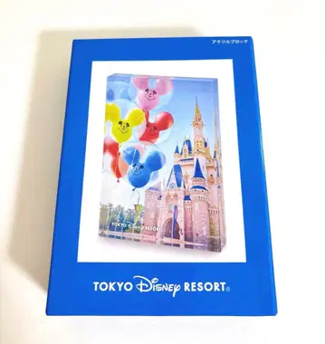 도쿄 디즈니 리조트 아크릴 블록 신데렐라 성 미키 벌룬