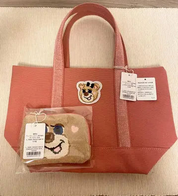 페이러 올드 테디걸 와펜 토트백 L 파우치 파우치