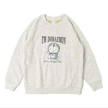 Sanrio 도라에몽 트레이닝복 I'mDoraemon 맨투맨 M