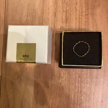ete 골드 비즈 반지